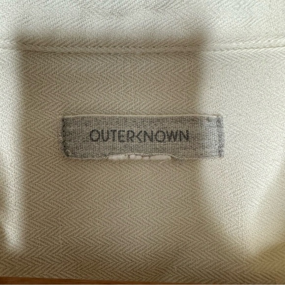 OUTERKNOWN Women’s Cream Linen Blend Utility Dress Size XS - Picture 6 of 10